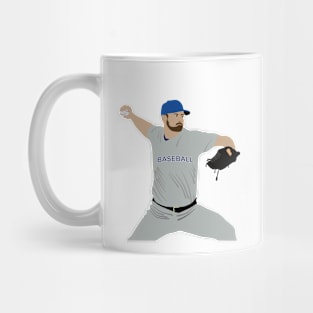 Baseball player throwing the ball Mug